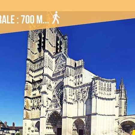 La Belle Pause - Studio Auxerre Proche Parking Esterno foto